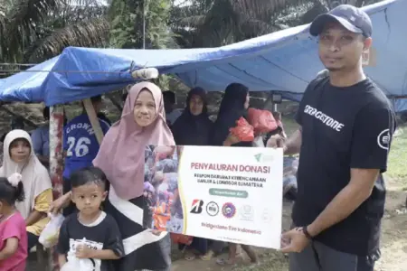 Bridgestone Indonesia bantu pemulihan bencana Sumatra dan edukasi road safety untuk siswa, dampak langsung lebih dari 4.000 jiwa pada 2025.