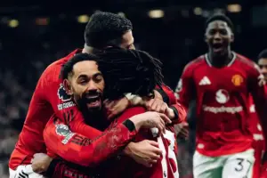 Derby Manchester Milik Setan Merah: Manchester United Tumbangkan Manchester City 2-0 di Old Trafford Manchester United unggul 2-0 dari Manchester City FC (sumber foto: facebook @manchesterunited)