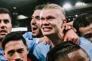 Liverpool Tumbang di Anfield, Haaland Bawa Manchester City Menang Dramatis 2-1 Erling Haaland jadi penentu. Manchester City unggul 2-1 lawan Liverpool (sumber foto: facebook @mancity)