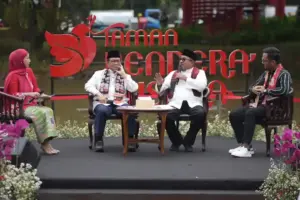 Setahun Pramono–Rano pimpin Jakarta, ekonomi tumbuh 5,21%, 97% program tuntas, bansos diperluas, normalisasi sungai dan rute baru Transjabodetabek.