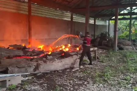 Kebakaran Bekas Gudang Museum Gunarsa di Banjarangkan, Polisi Pastikan Tak Ada Korban Jiwa Kebakaran melanda bekas gudang Museum Gunarsa di Banjarangkan, Klungkung. Polisi pastikan tidak ada korban jiwa dan api berhasil dipadamkan.