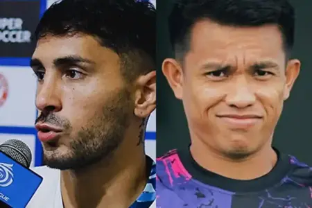 PSIM Yogyakarta Siap Tantang Semen Padang di Pekan ke-24 BRI Super League 2025/26 Franco Ramos dan Kasim Botan (foto: dok ileague)