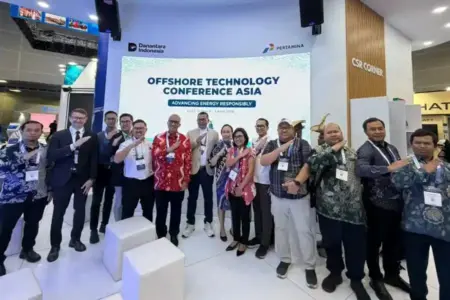 Pertamina Drilling Unjuk Gigi di OTC Asia 2026, Pamer Teknologi ERRA hingga Dorong Produksi Migas Berlipat Pertamina Drilling tampil di OTC Asia 2026 dengan teknologi ERRA dan layanan terintegrasi untuk efisiensi serta peningkatan produksi migas.