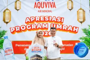 AQUVIVA Berangkatkan Marbot dan Pemenang Program Ramadan Umrah ke Tanah Suci AQUVIVA memberangkatkan marbot masjid dan pemenang program Ramadan untuk ibadah Umrah sebagai bentuk apresiasi dan kampanye berbagi kesejukan.